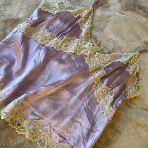 Purple Lace Trim Top Beverly and Beck